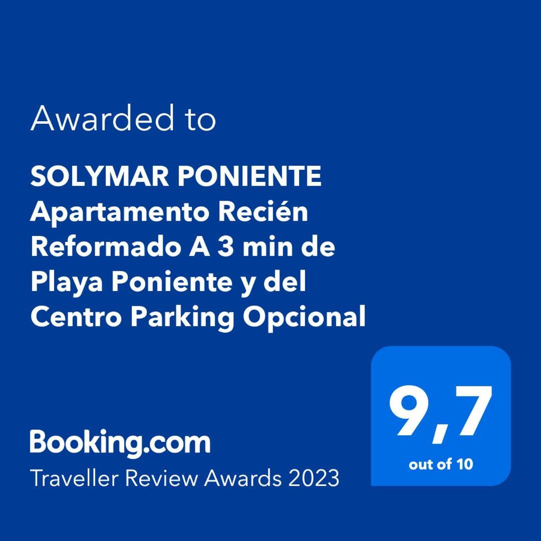 Solymar Poniente Apartamento Recien Reformado A 3 Min De Playa Poniente Y Del Centro Parking Opcional Benidorm Zewnętrze zdjęcie