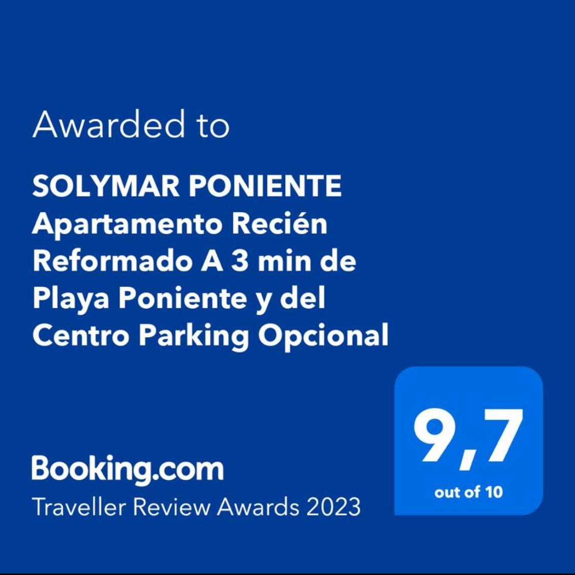 Solymar Poniente Apartamento Recien Reformado A 3 Min De Playa Poniente Y Del Centro Parking Opcional Benidorm Zewnętrze zdjęcie